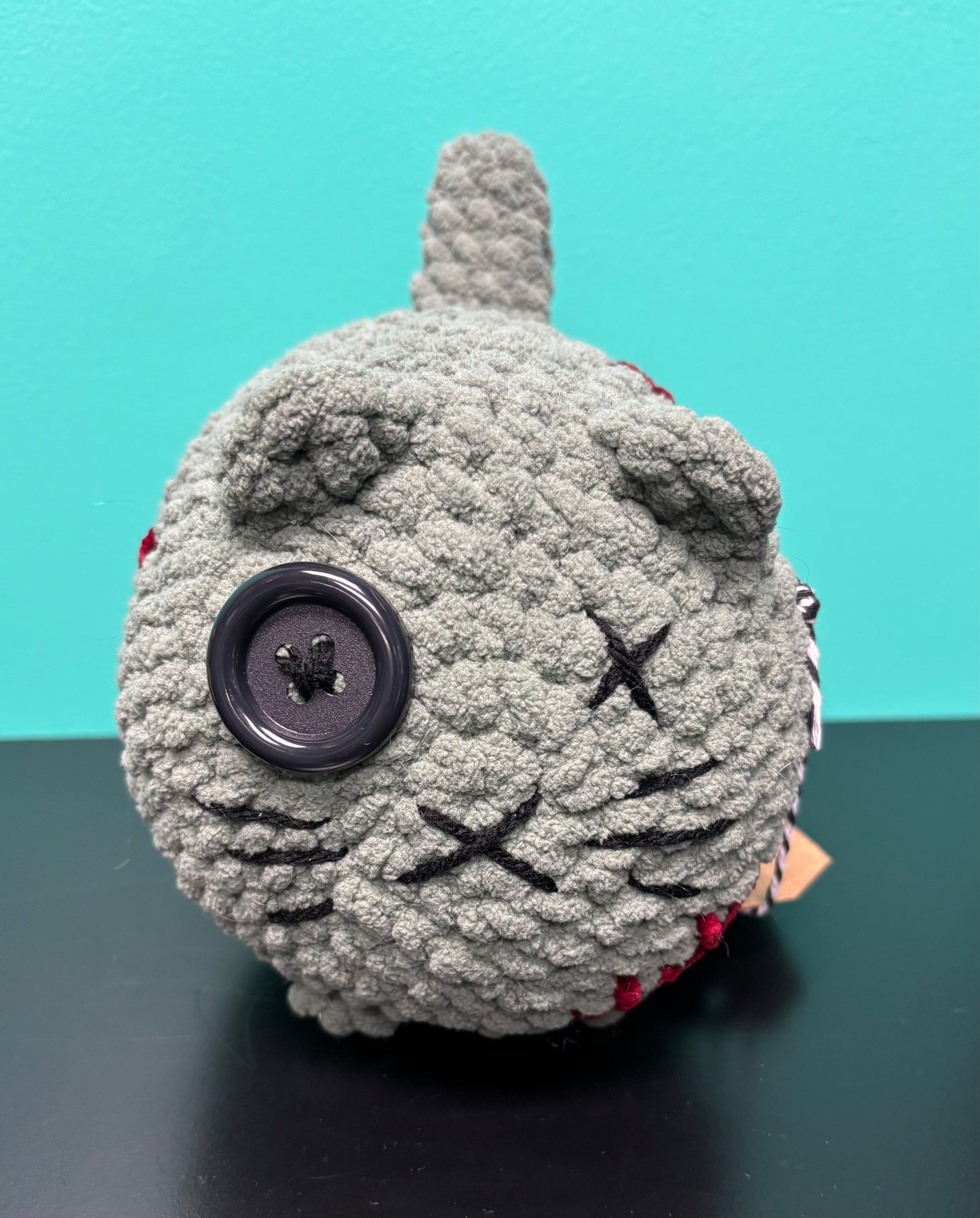 Zombie Loaf Cat - crocheted creature