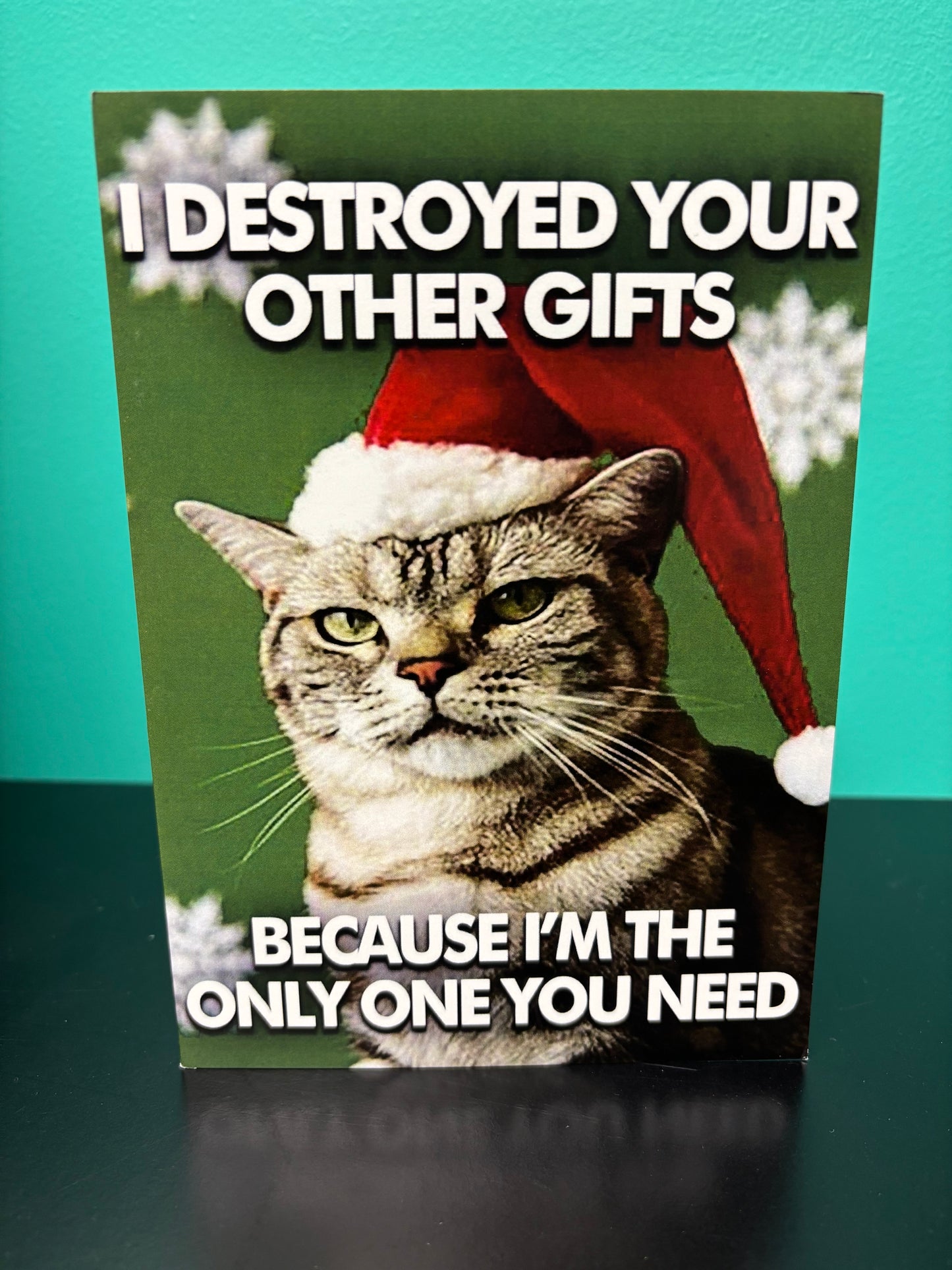 Cat, I Destroyed... - card