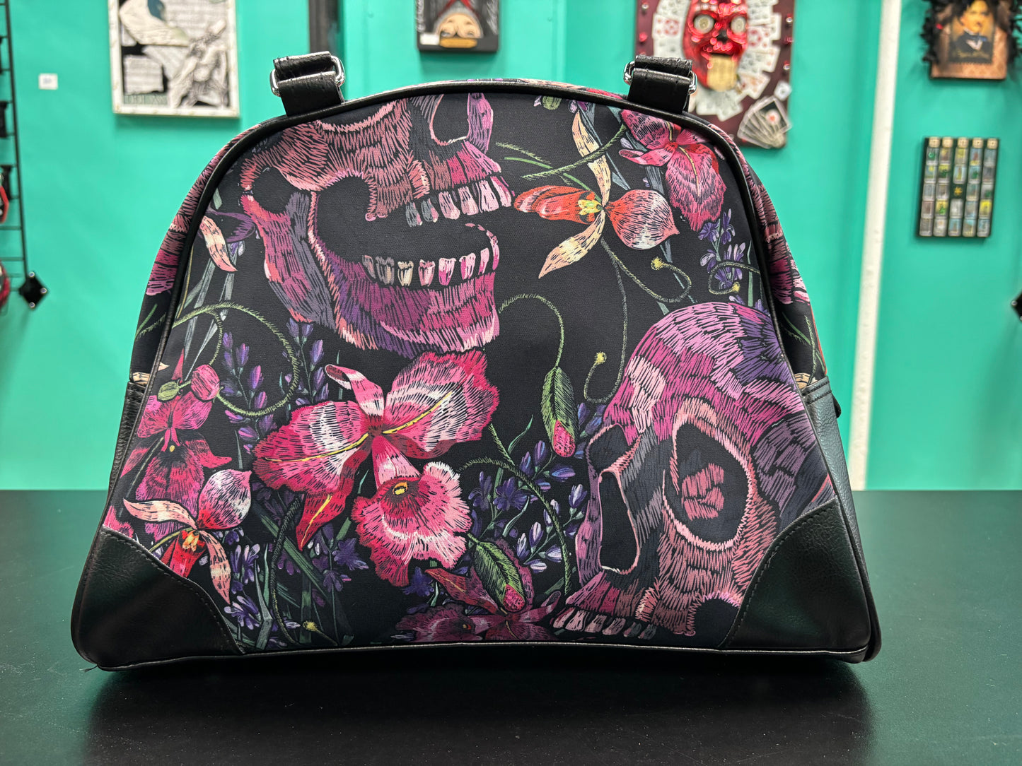 Skulls and Flowers - Bag
