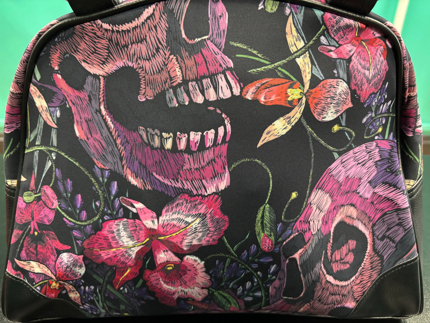 Skulls and Flowers - Bag