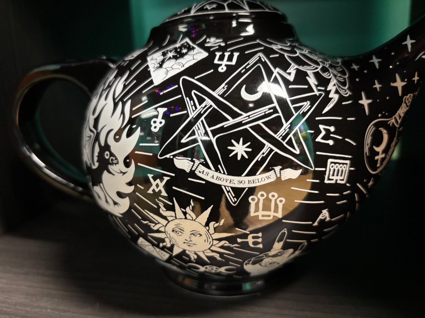 Witches Brew Victorian Coven - Teapot