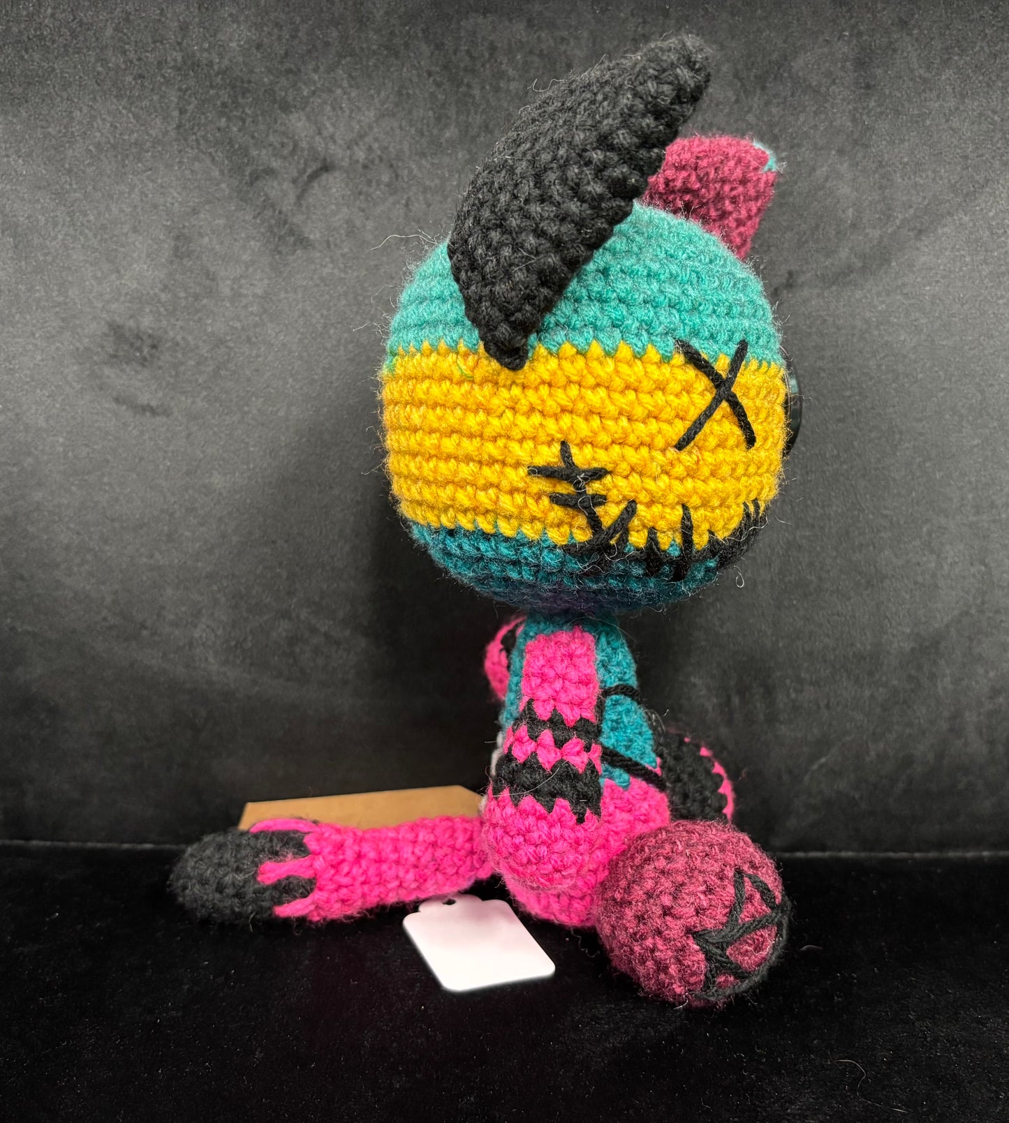 Sally Voodoo Kitty - crocheted creature