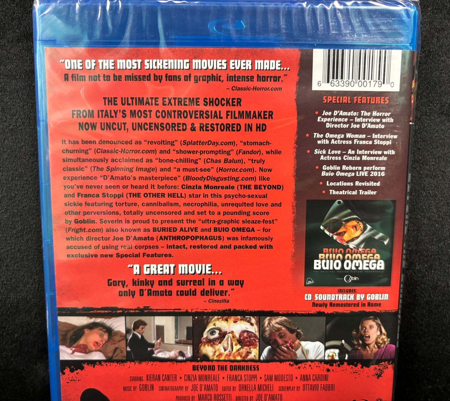 Beyond the Darkness / Buio Omega (1979) - Blu-ray - new