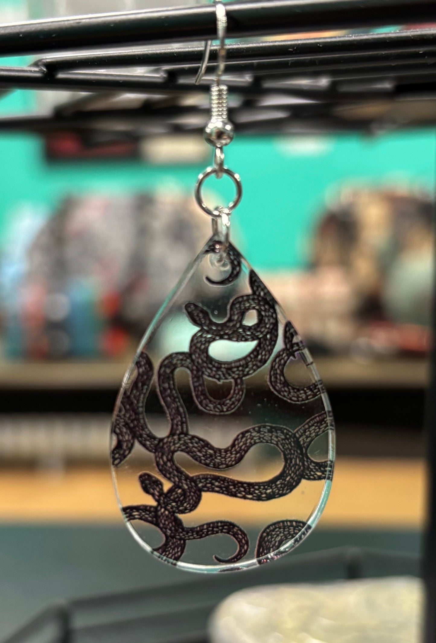 Black Snakes - Earrings