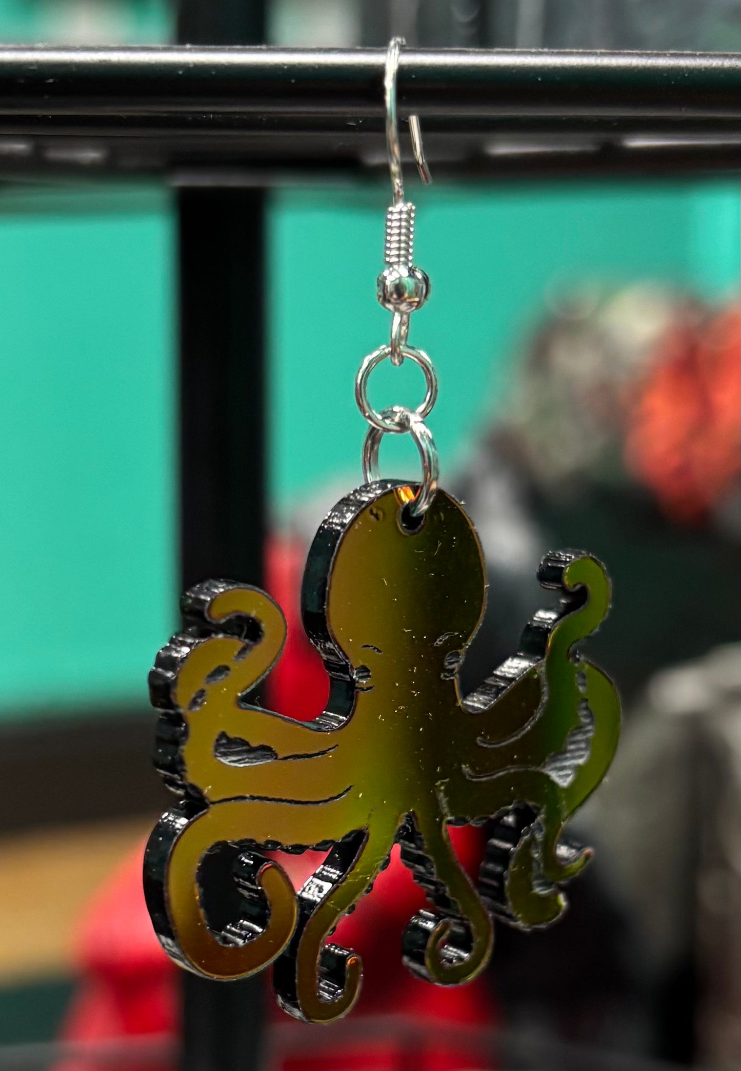 Metallic Octopus - Earrings