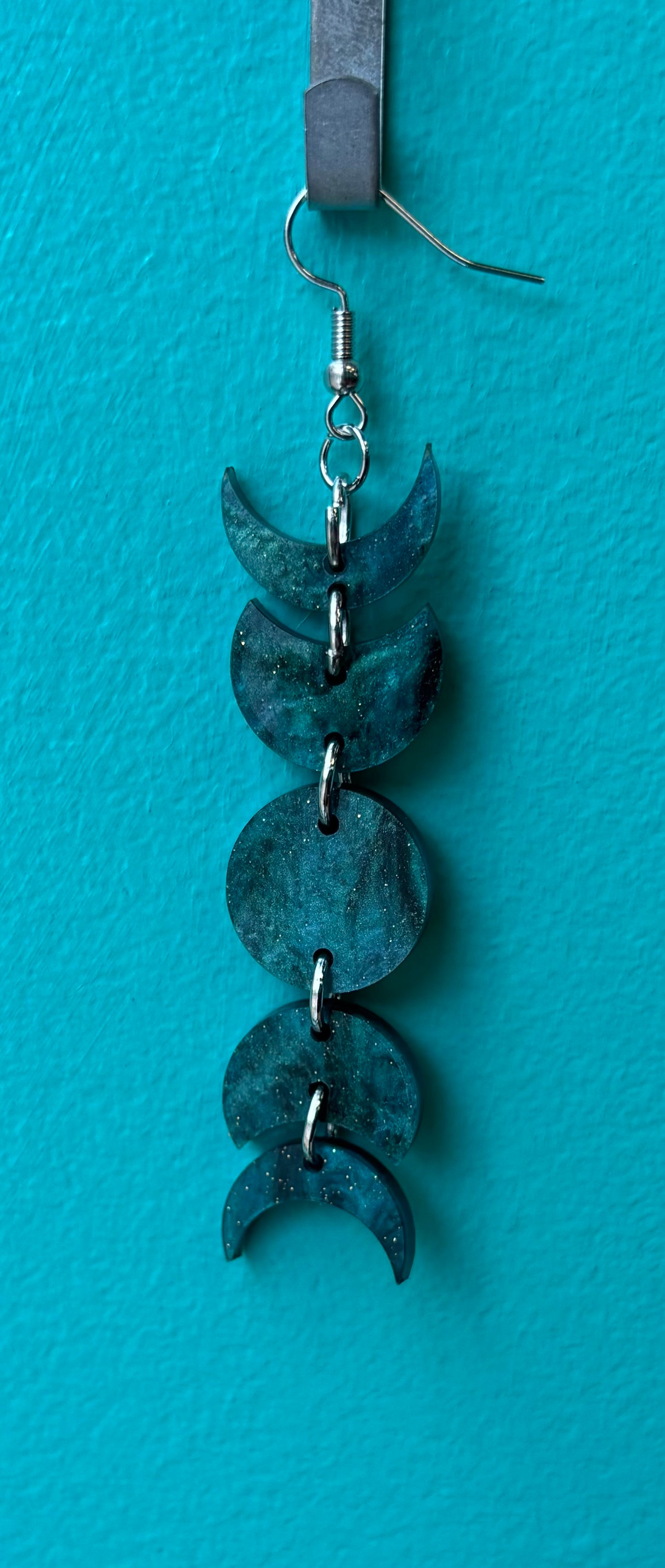 Sparkle Moon Phases - Earrings