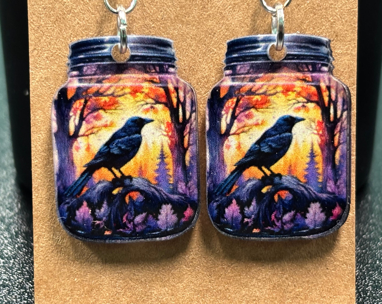Bird in Jar - Earrings