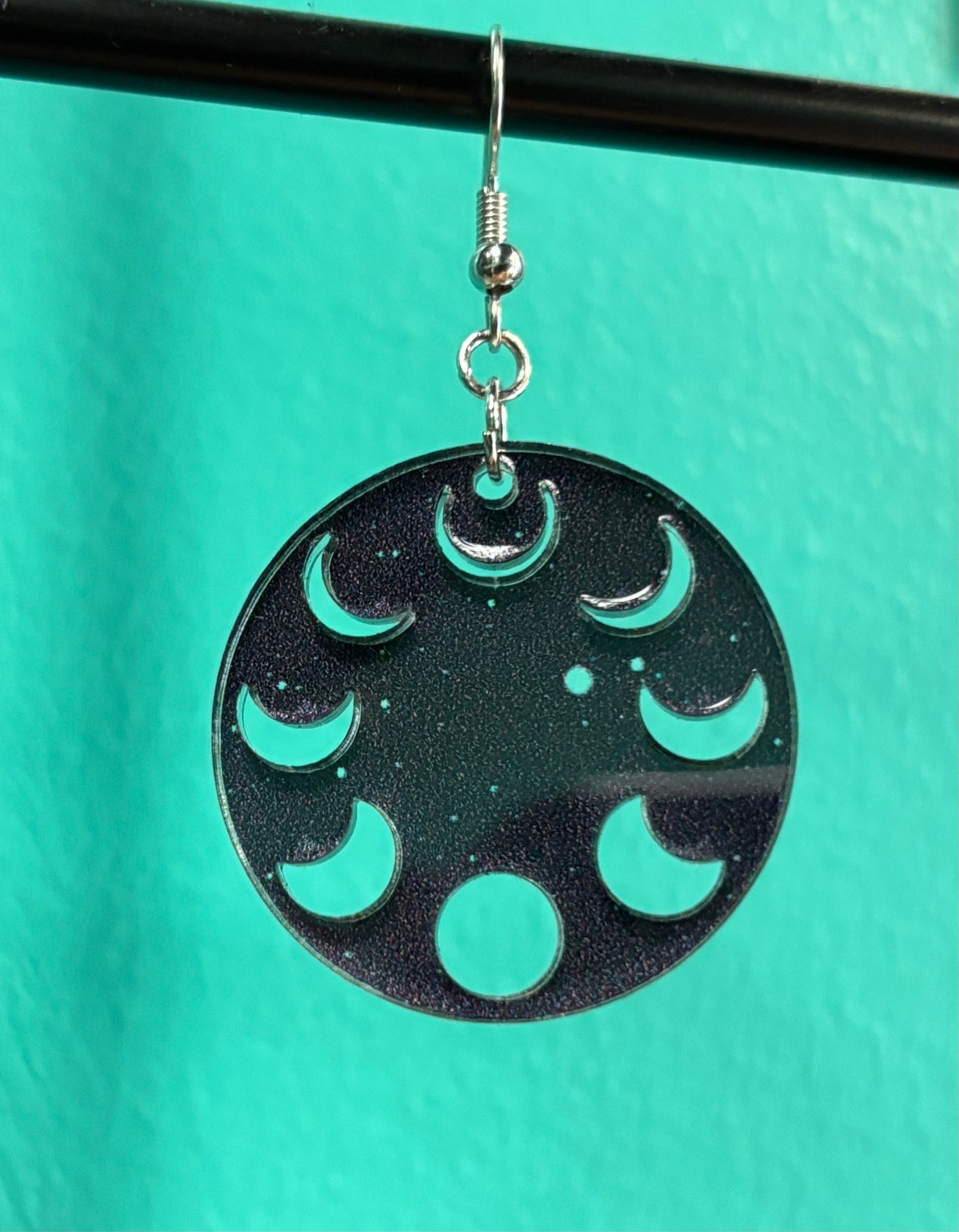 Moon Phases Full Circle - Earrings
