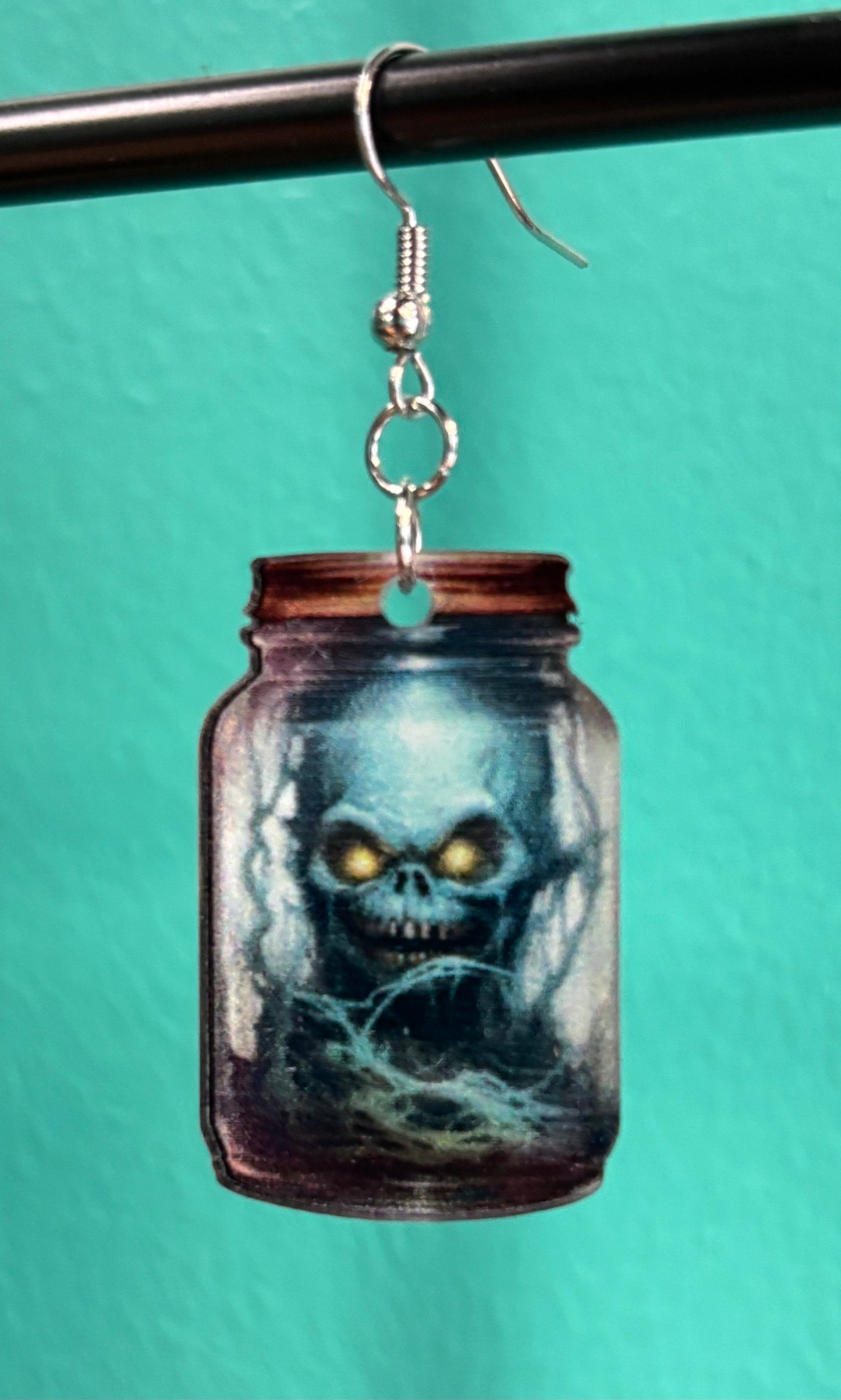 Jarred Zombie Head - Earrings