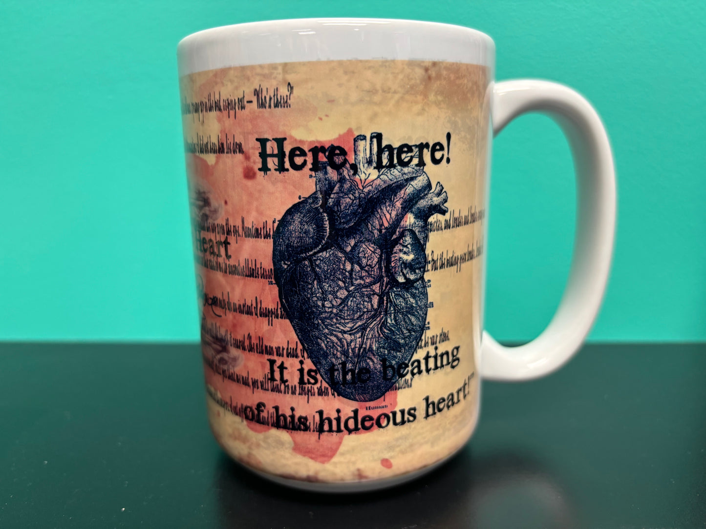 Tell-Tale Heart, Edgar Allen Poe - mug