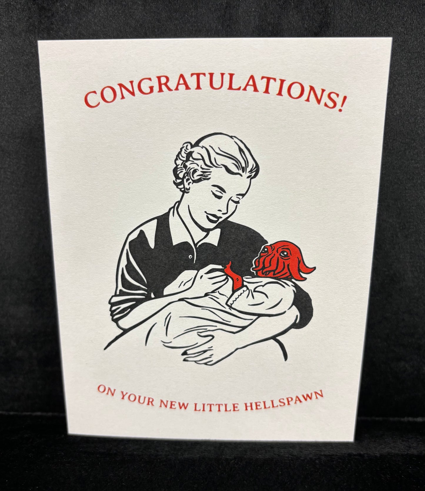 Little Hellspawn - greeting card