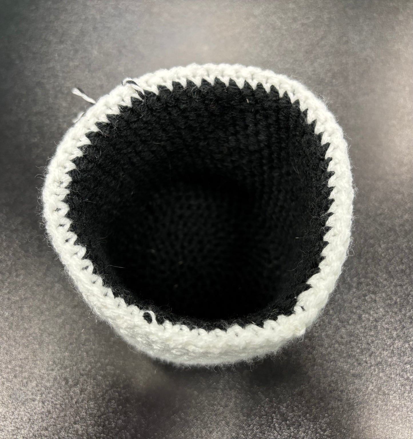 Small Skull - Crocheted Plant Cozy