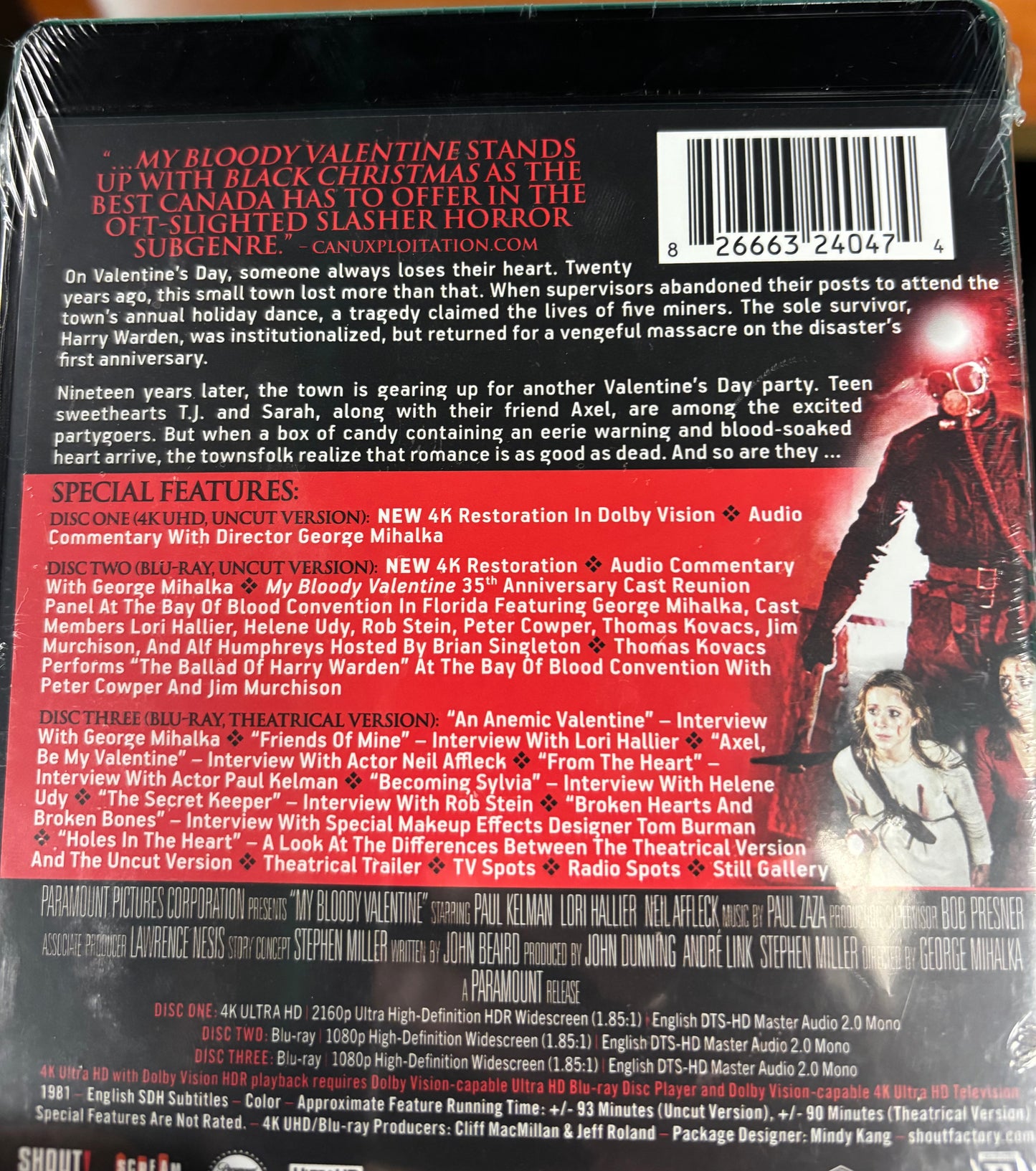 My Bloody Valentine (1981) - Blu-ray - new