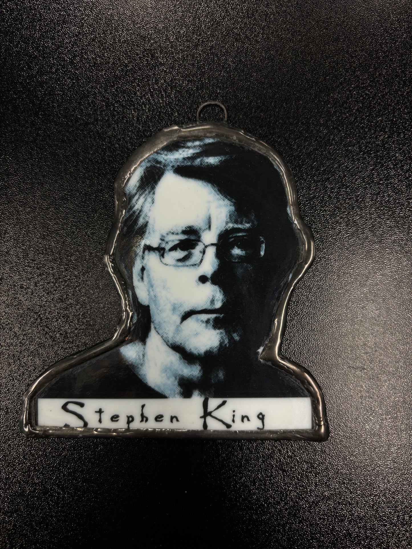 Stephen King - Glass Art Ornament