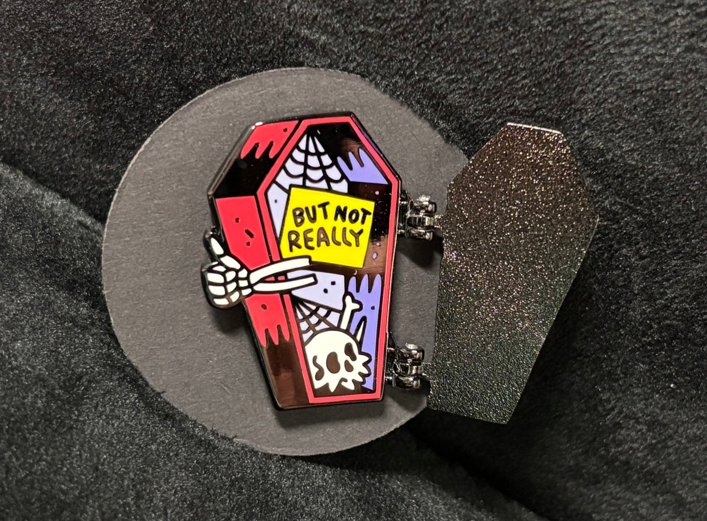 I'm Fine Coffin - Pin