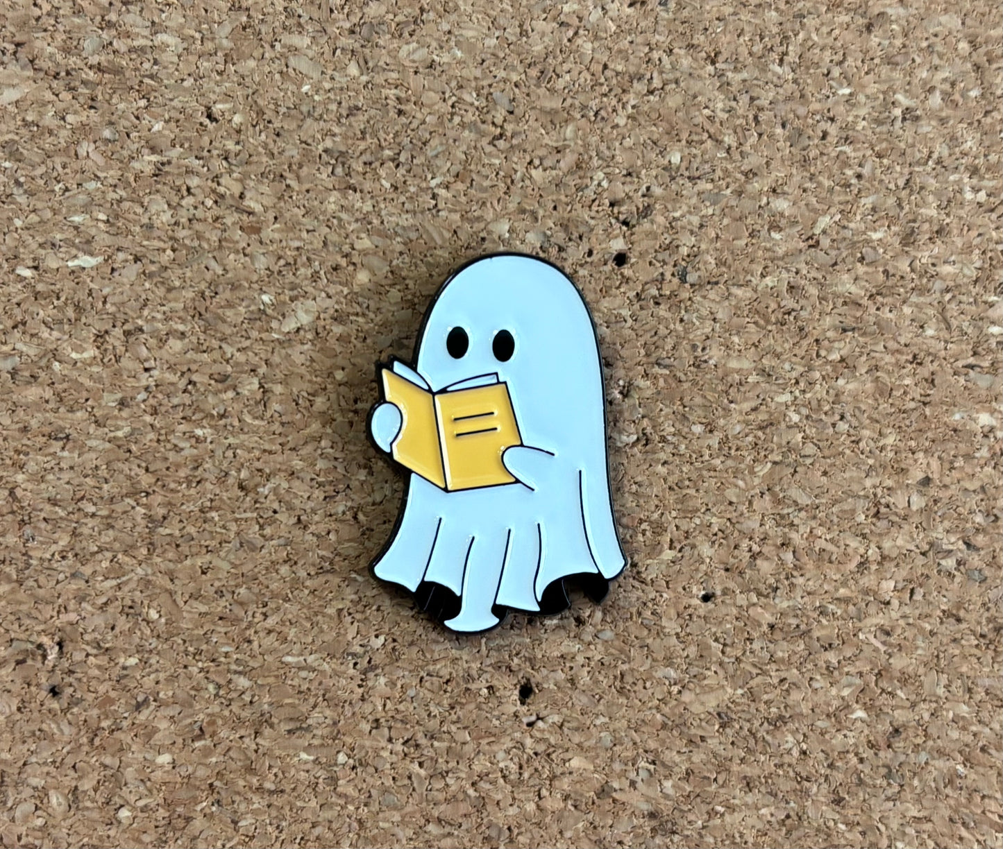 Ghost with Book - Pin