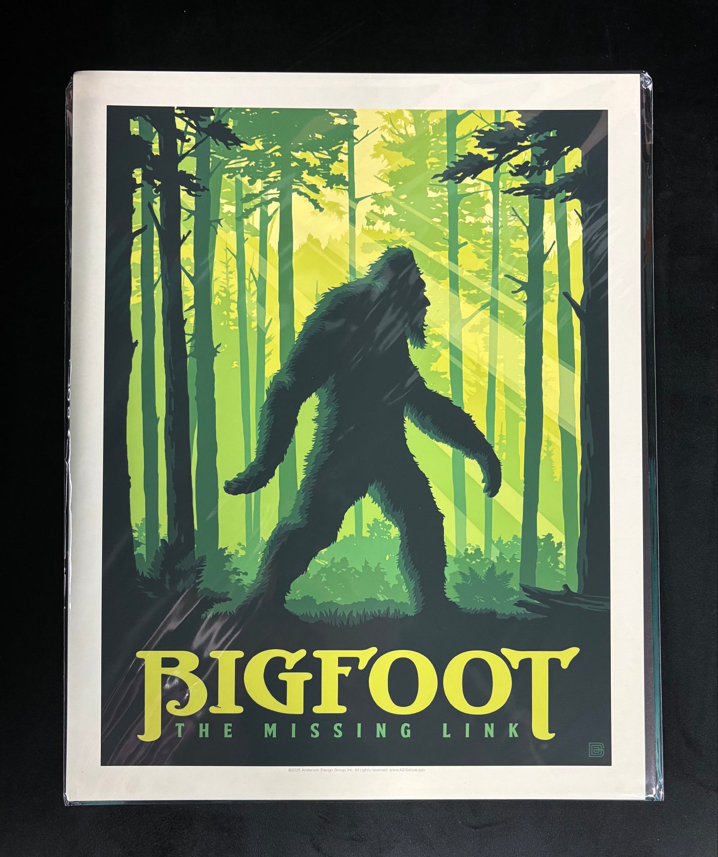 The Missing Link Bigfoot - Art Print