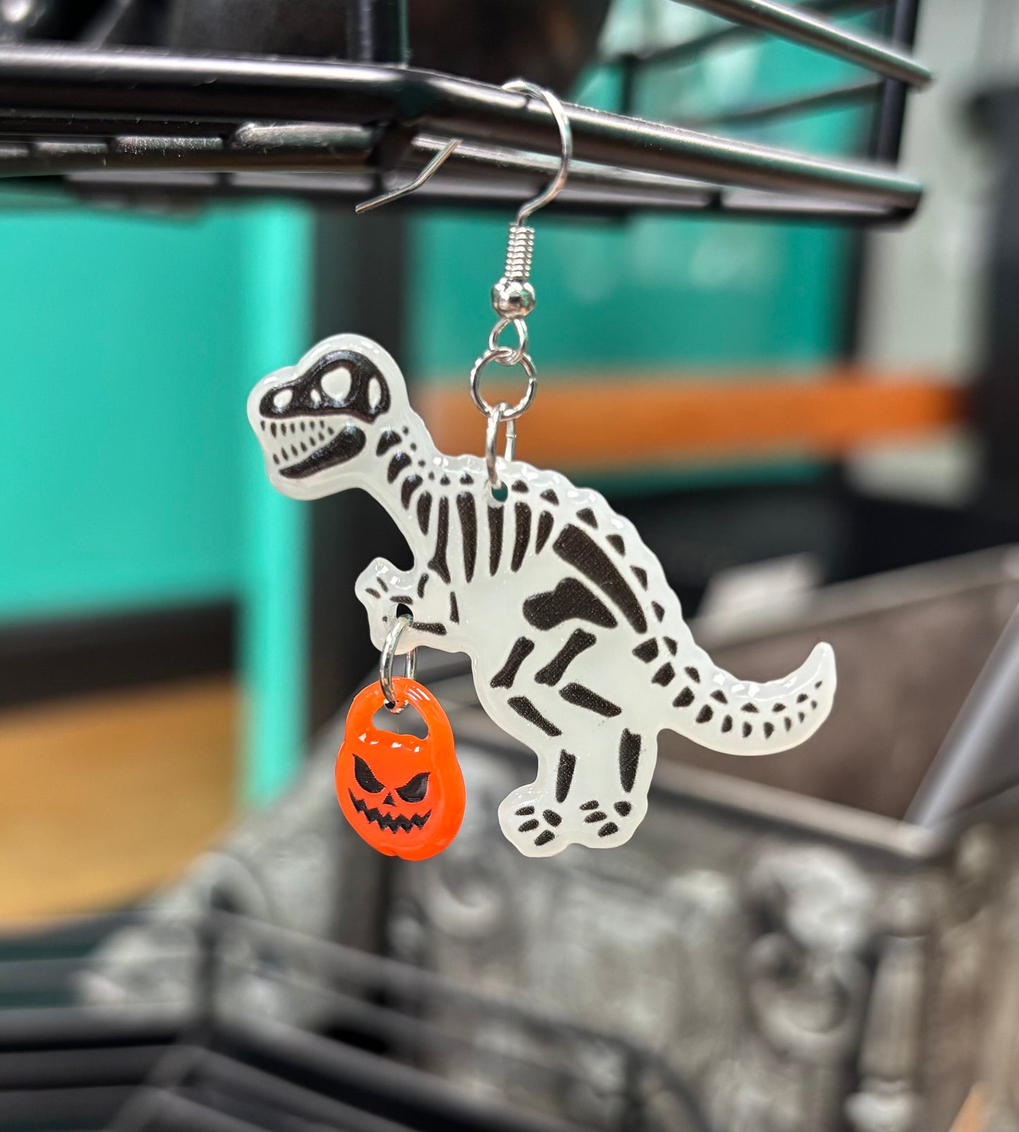 T Rex Trick r Treat - Earrings