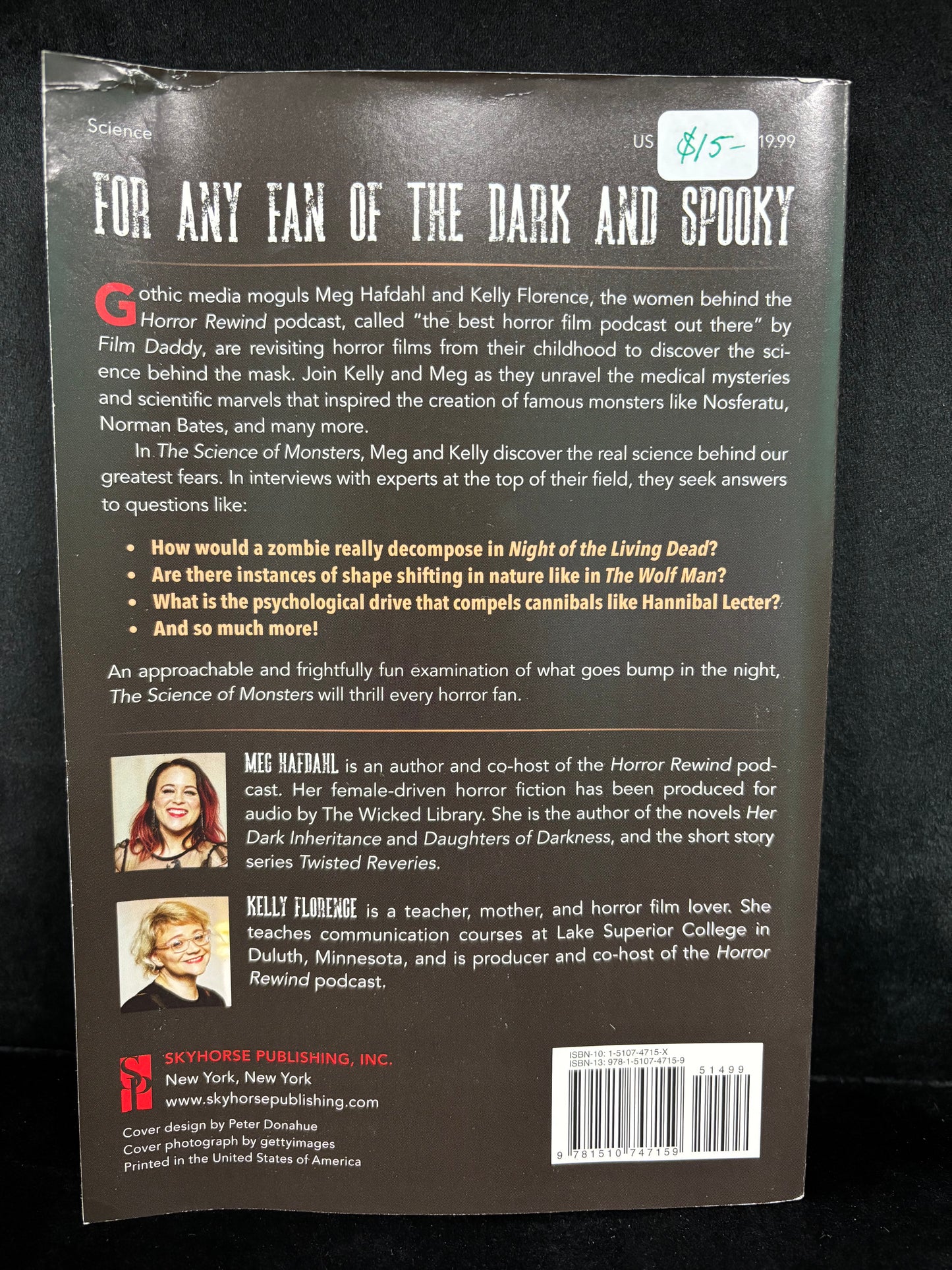 Science of Monsters - Paperback Book