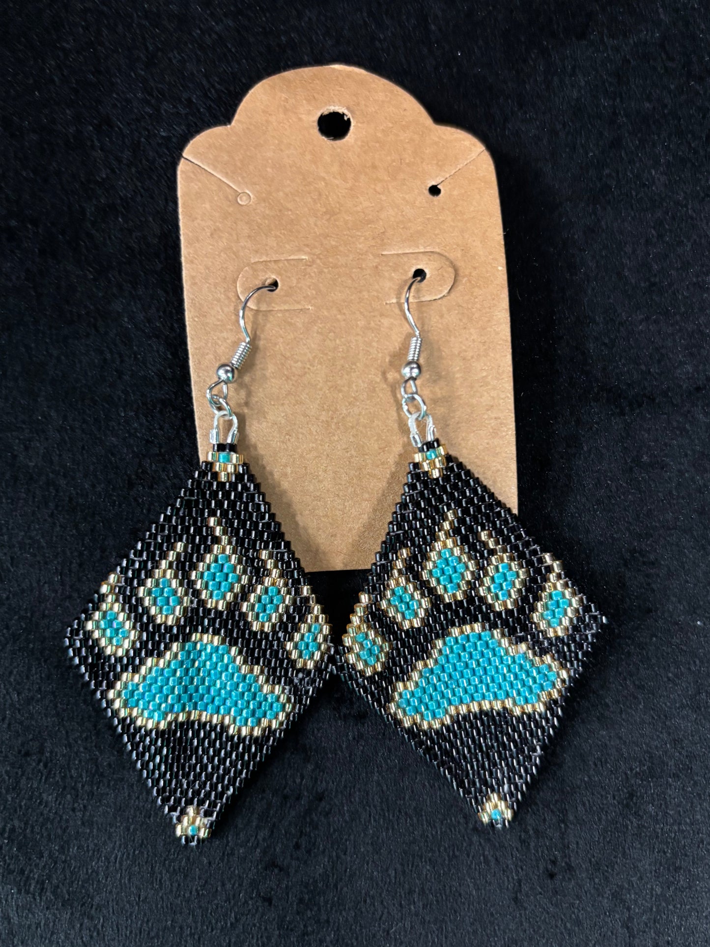 Bear Claw Beaded - Earrings