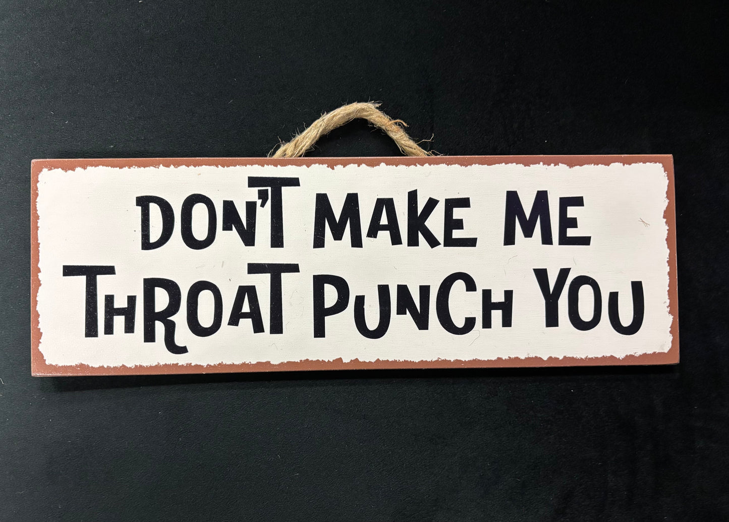 Throat Punch - Sign