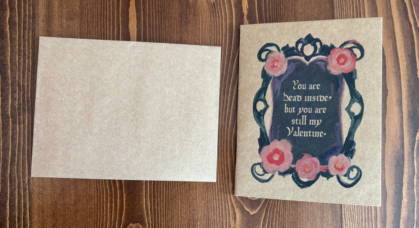 Dead Inside Valentine - Greeting Card