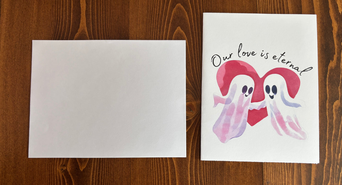 Love Ghosts - Greeting Card