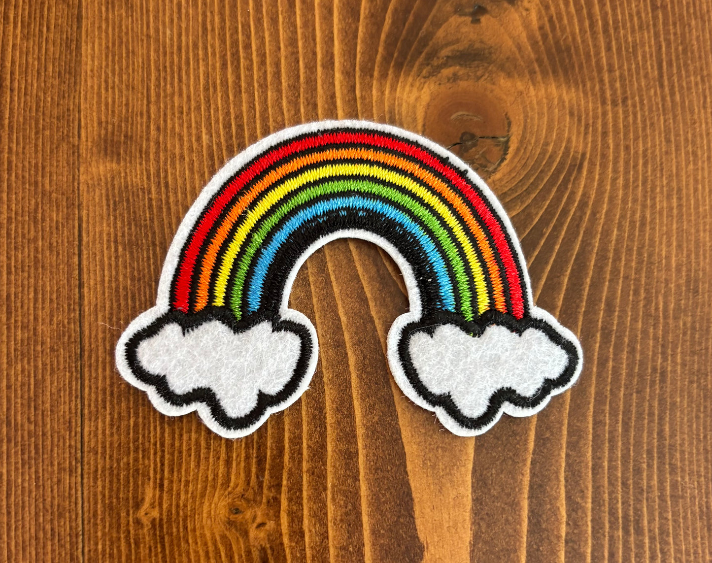 Rainbow with clouds - Patch