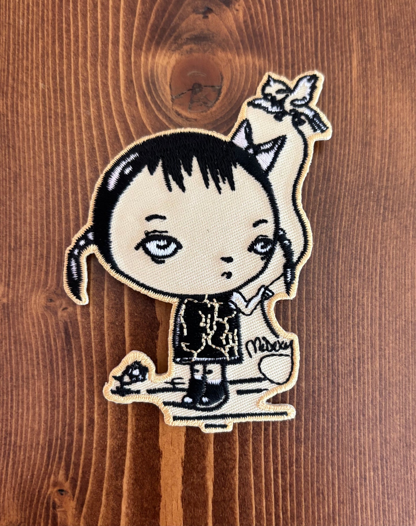 Misery Girl with Bird - Patch