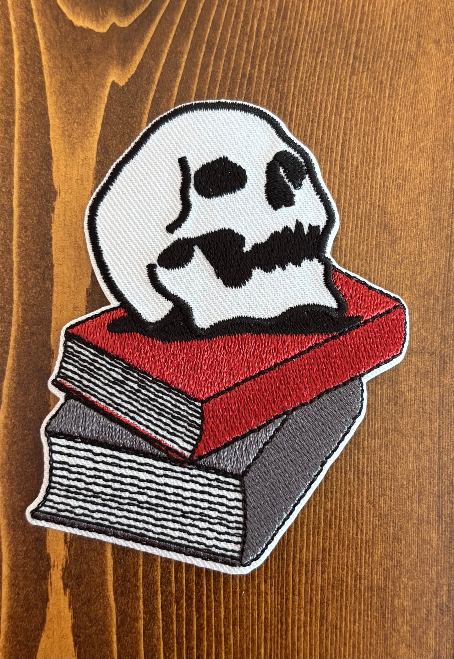 Skull and Books - Patch