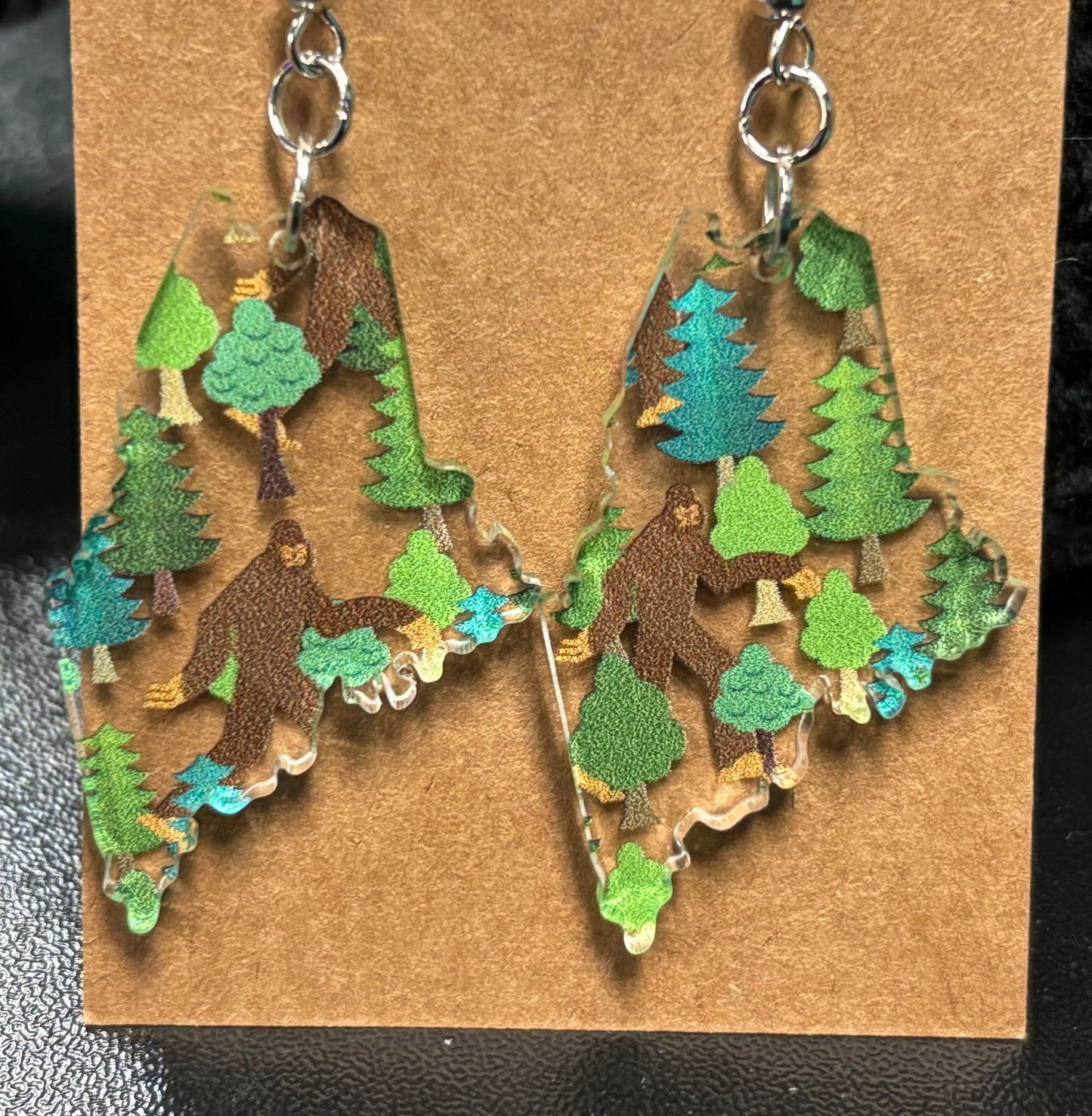 Maine Bigfoot - Earrings