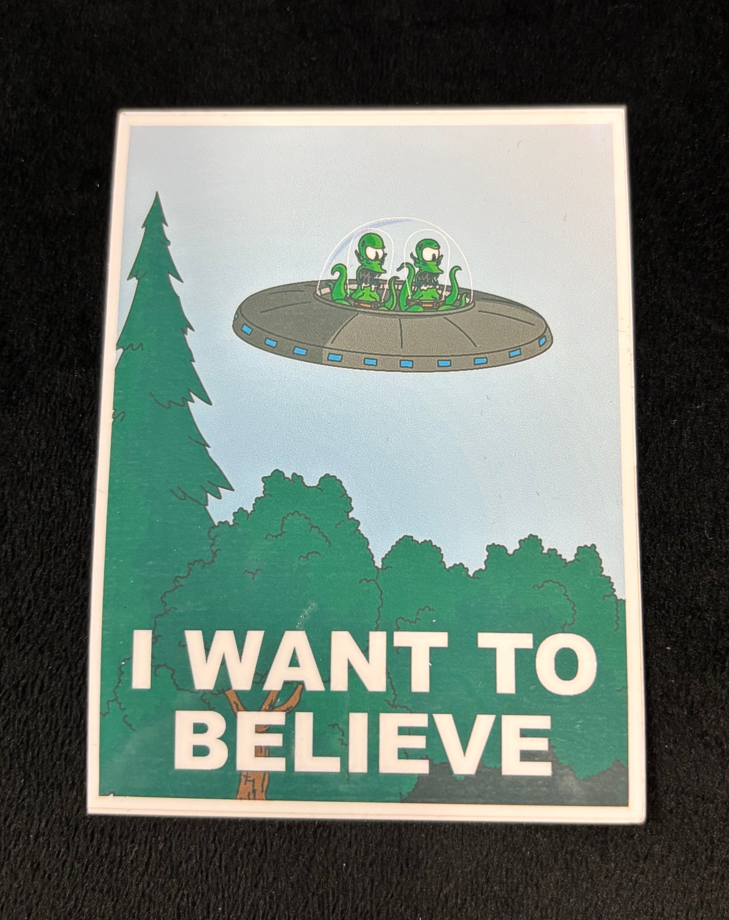 I Want to Believe The Simpsons - Sticker