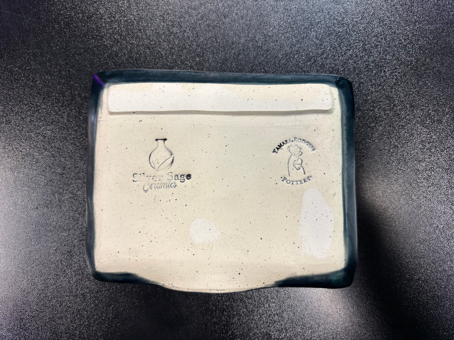 Blue Skull - Ceramic Trinket Tray