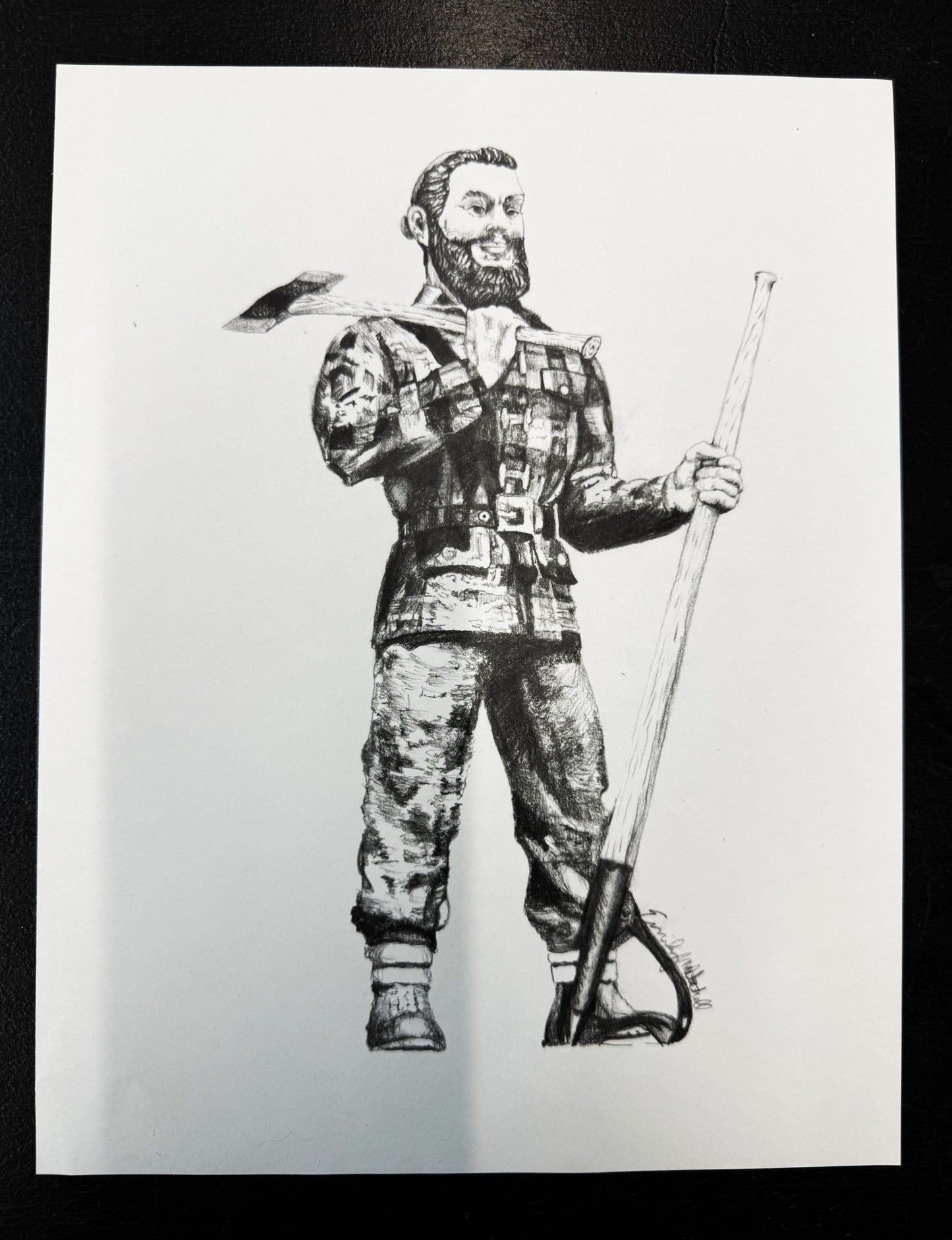 The Lumberjack - Art Print