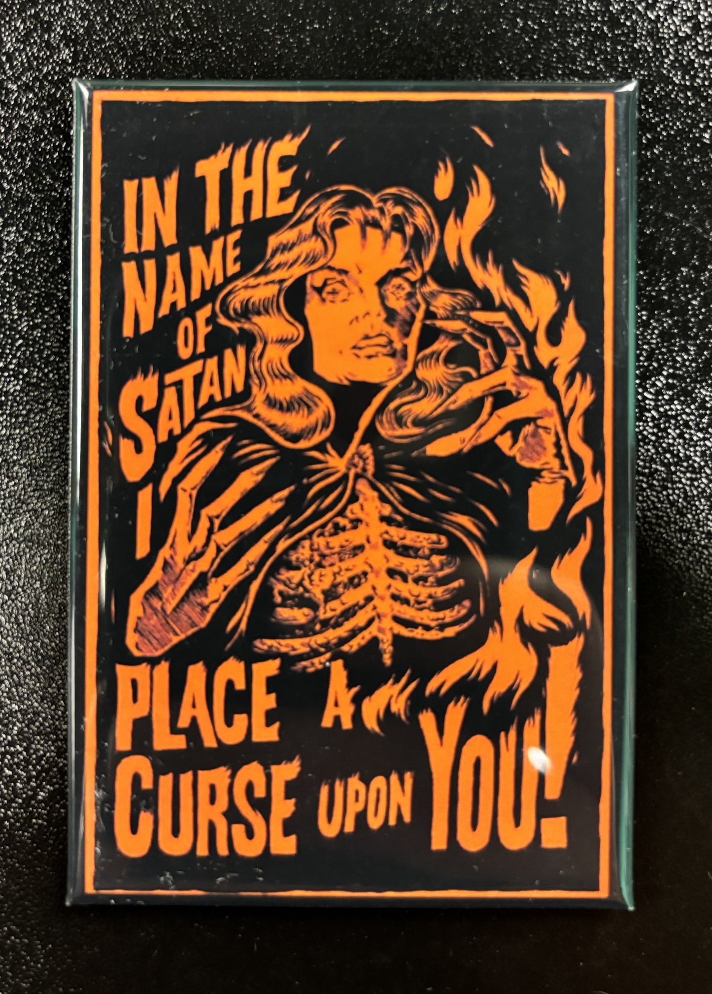 In the name of Satan... - magnet