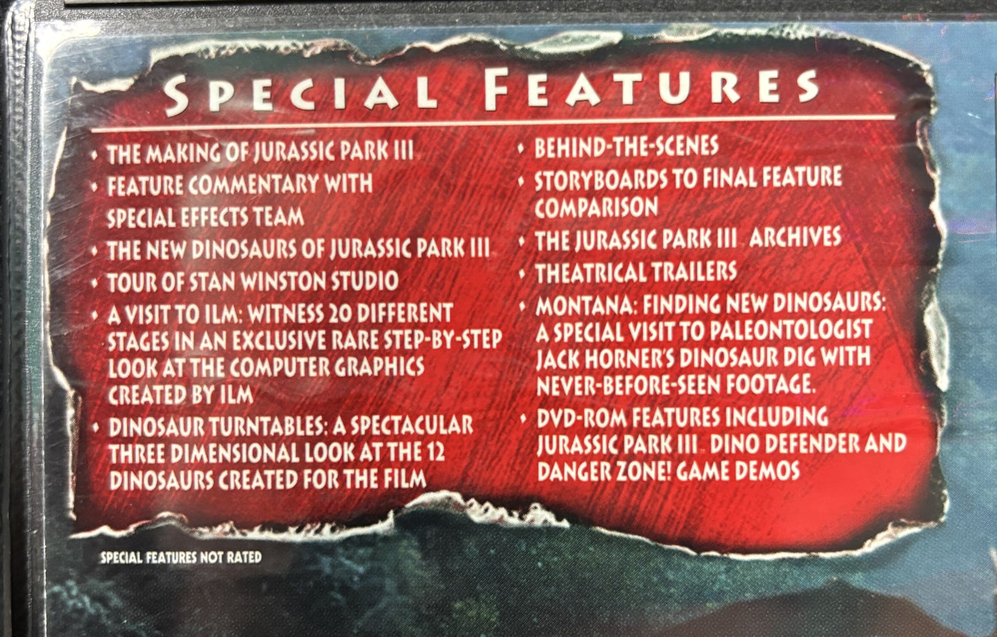 Jurassic Park 3 (2001) - DVD - used