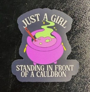 Just a girl... - sticker