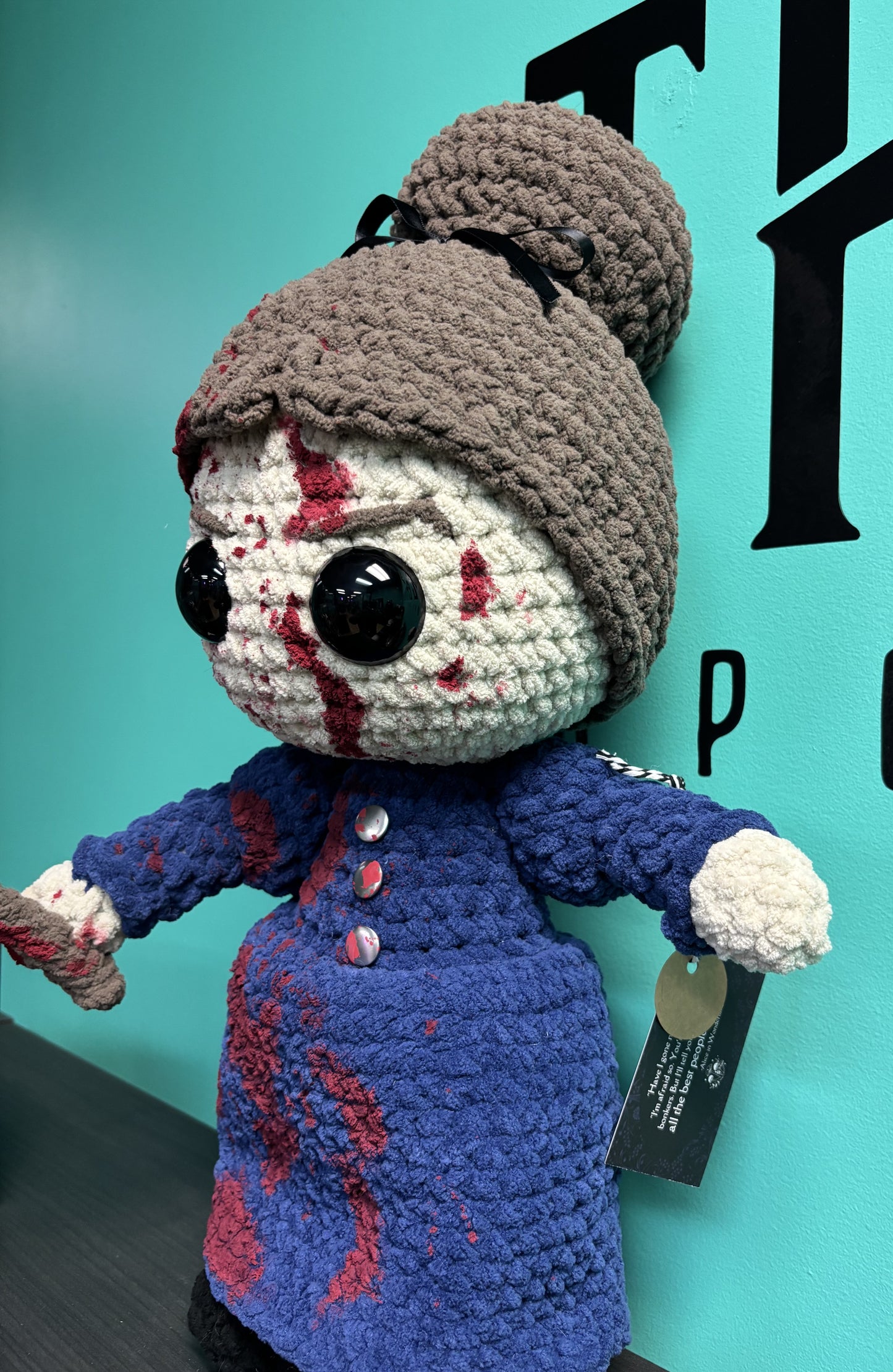 Lizzie Borden - crocheted creature