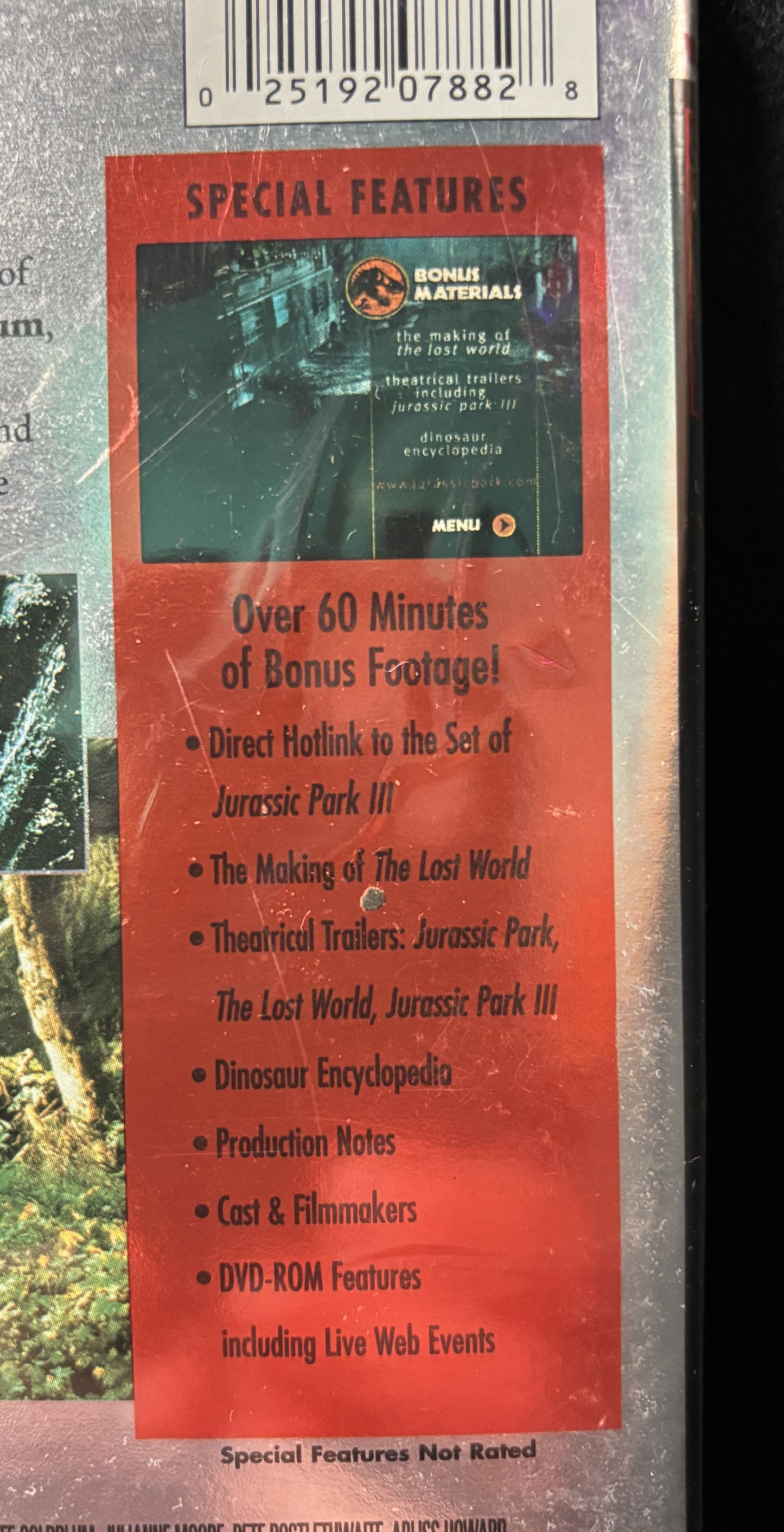 The Lost World: Jurassic Park (1997) - DVD - used