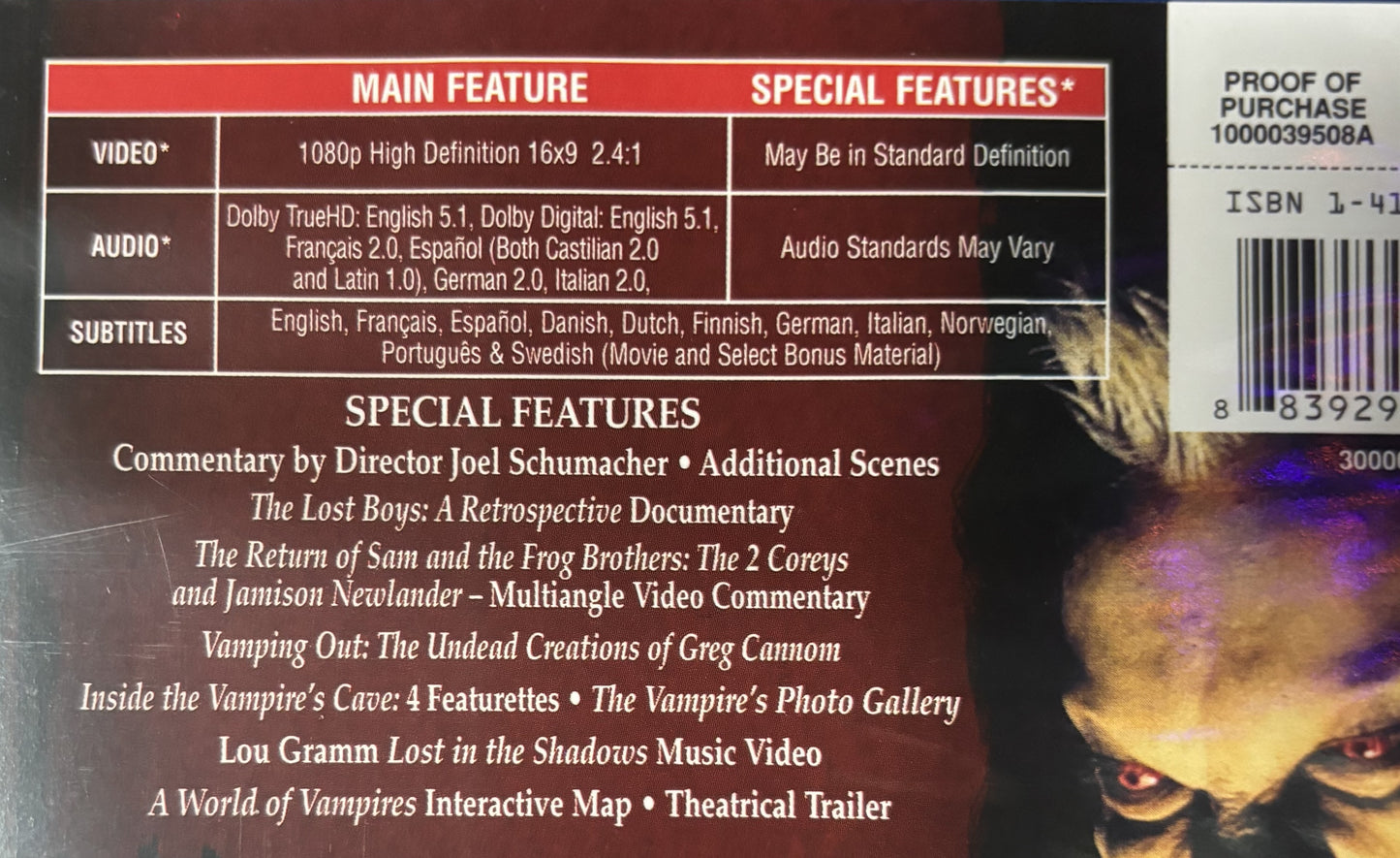 The Lost Boys (1987) - Blu-ray - new