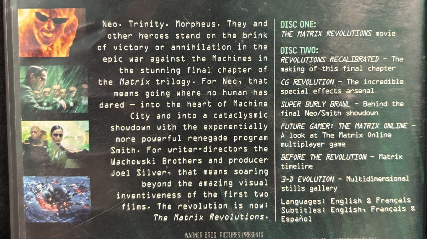 The Matrix Revolutions (2003) - DVD - used