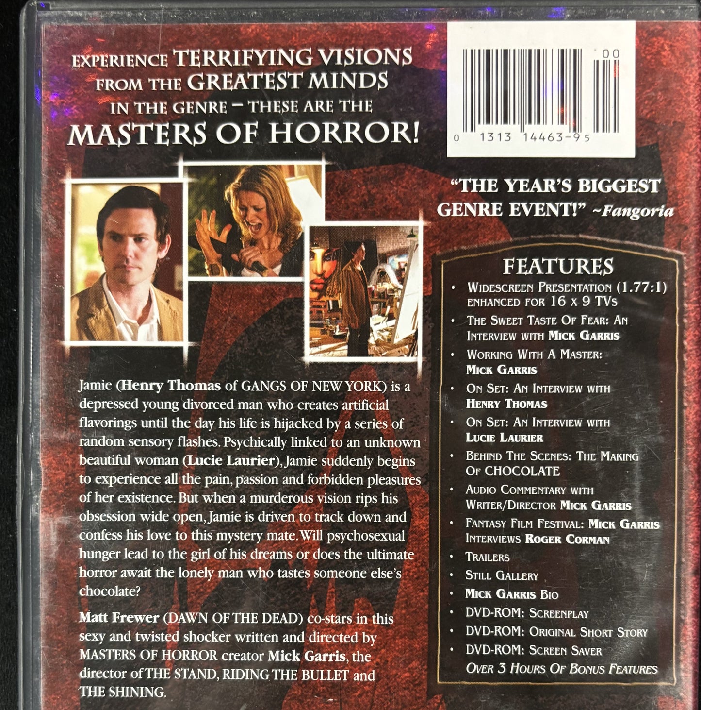 Masters of Horror: Chocolate (2005) - DVD - used