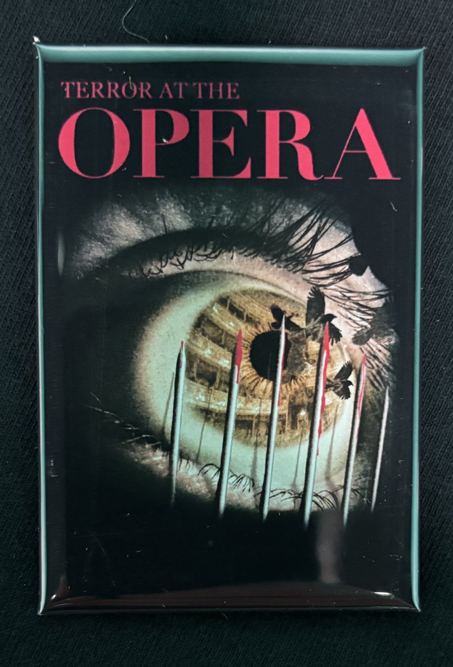 Opera, eye, nails - magnet