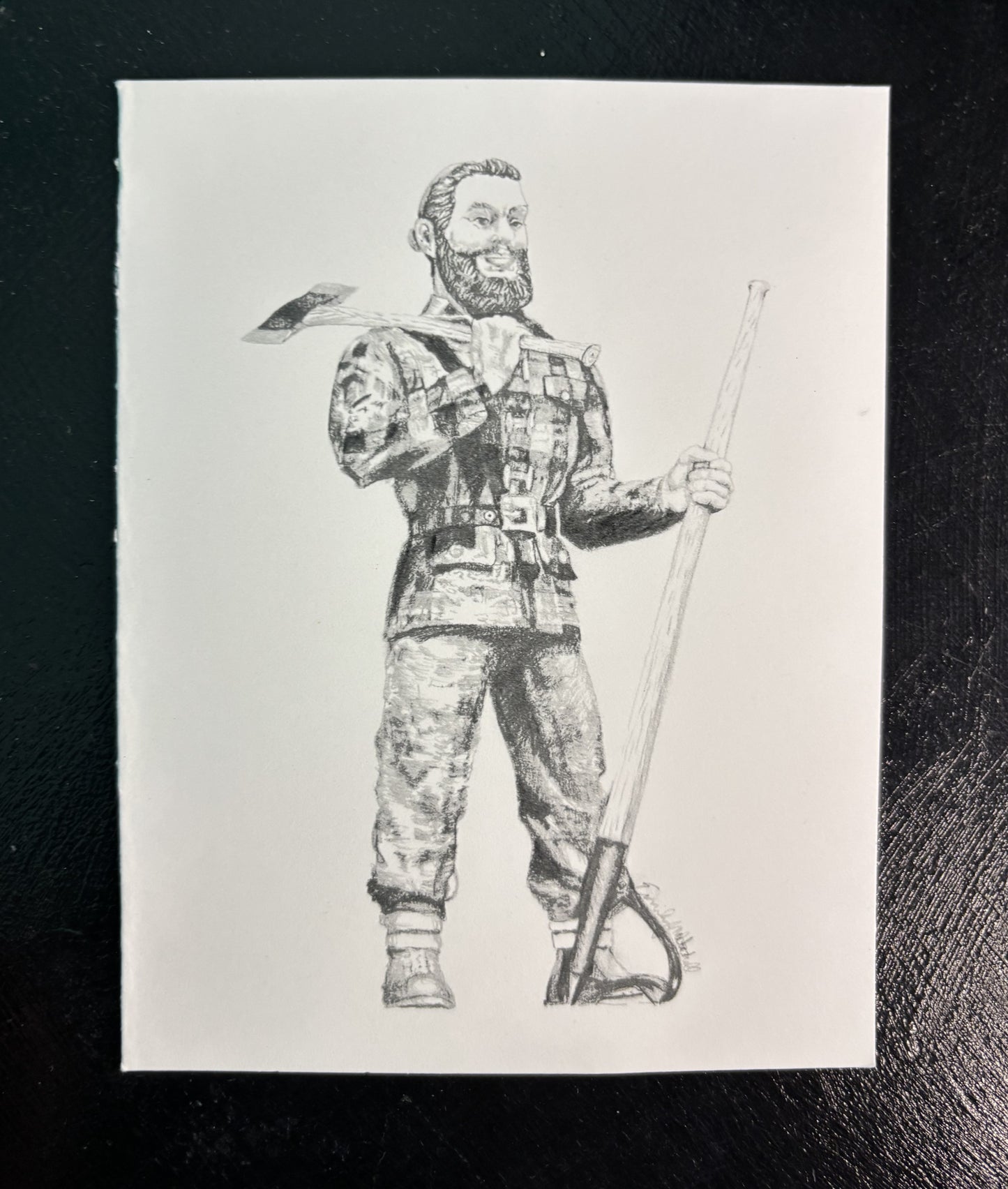 The Lumberjack - Greeting Card
