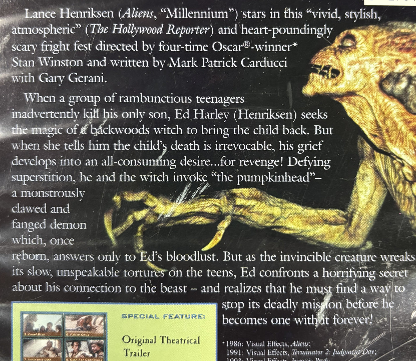 Pumpkinhead (1988) - DVD - used