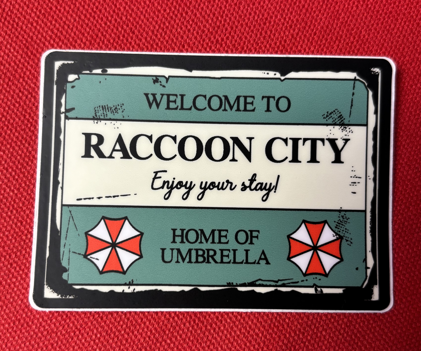 Welcome to Raccoon City - sticker
