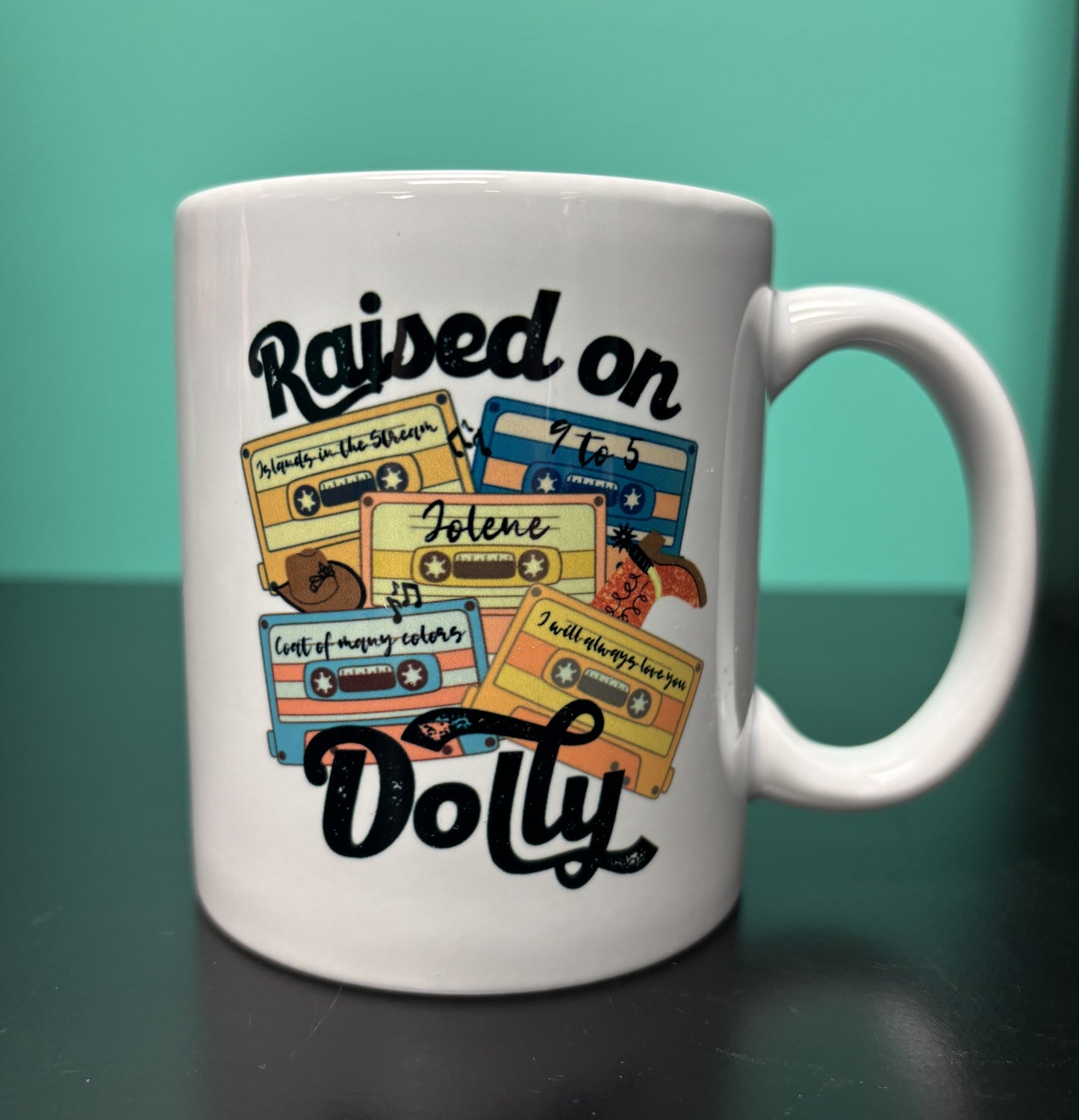 Raised on Dolly - mug