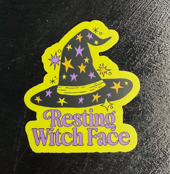 Resting Witch Face - sticker
