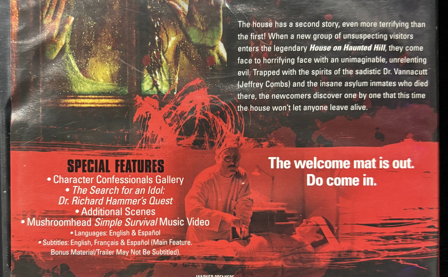 Return to the House on Haunted Hill (2007) - DVD - used