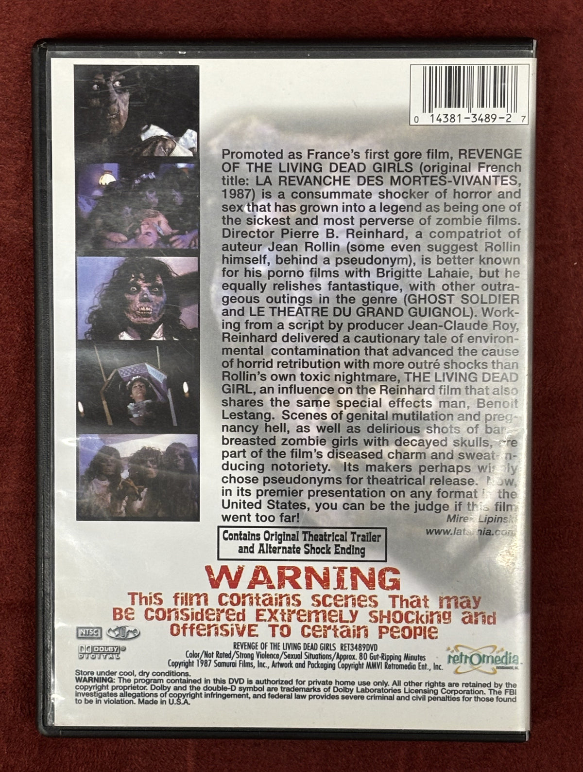 Revenge of the Living Dead Girls (1987) - DVD - used